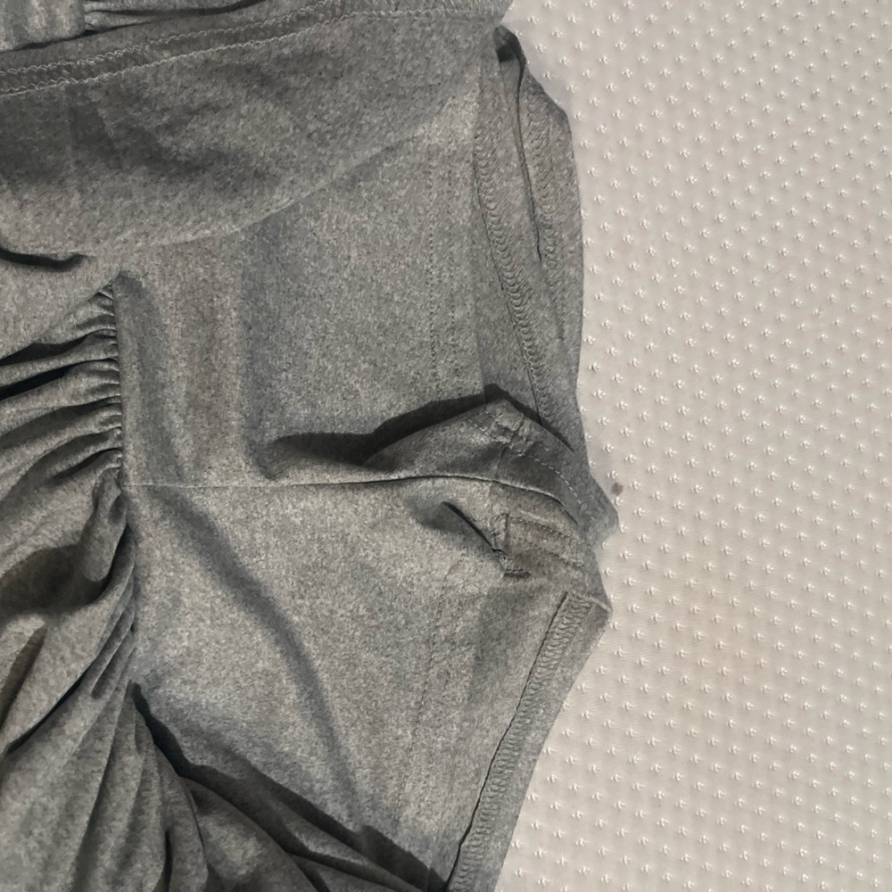Fashion Nova Heather Gray A-Line Skirt
